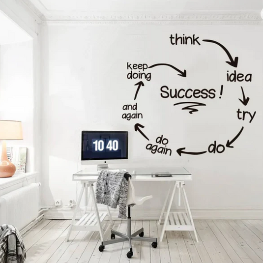 Success Wall Art (Black)